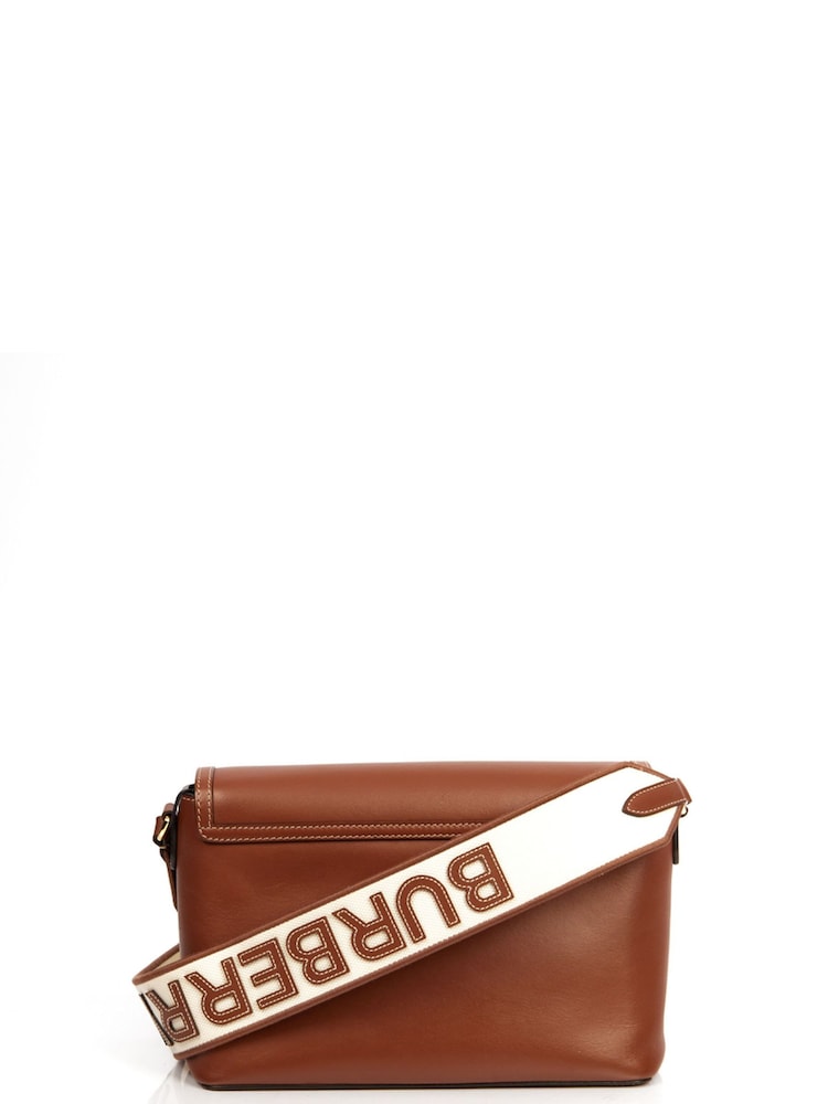 Burberry Brown Note Cross-Body Bag Leather Handbag - Image 2 of 5