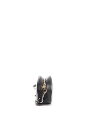 Valentino Black V Logo Cross-Body Calfskin Handbag - Image 3 of 6