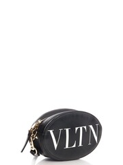 Valentino Black V Logo Cross-Body Calfskin Handbag - Image 4 of 6