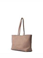 Valentino Pink Rockstud Tote Small Calfskin Handbag - Image 3 of 6