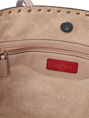 Valentino Pink Rockstud Tote Small Calfskin Handbag - Image 6 of 6