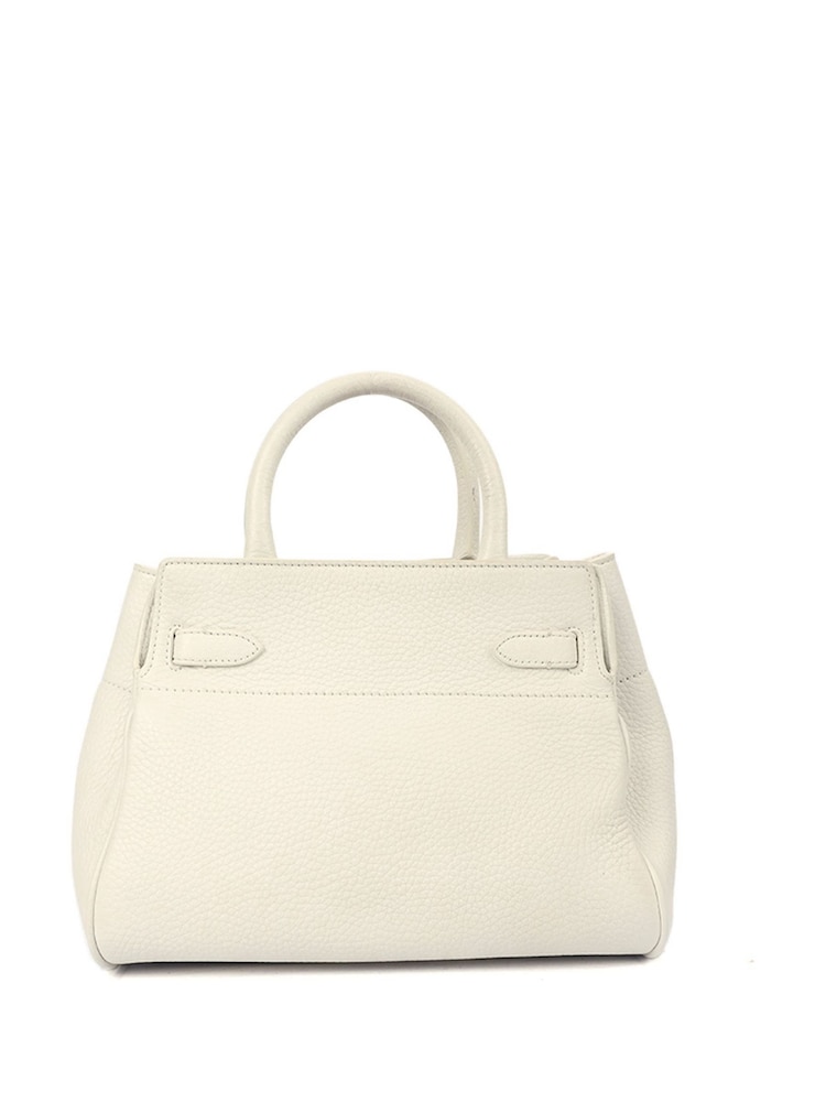Mulberry White Belted Bayswater Calfskin Leather Handbag - Image 2 of 6