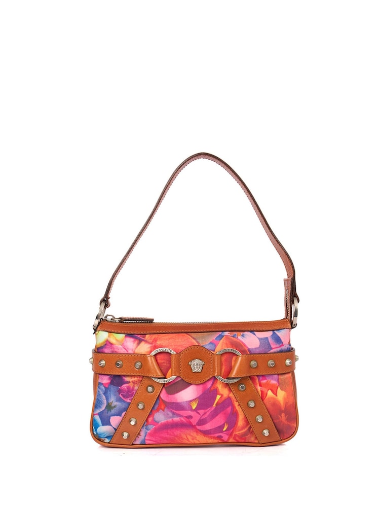 Versace Brown Shoulder Bag - Image 1 of 6