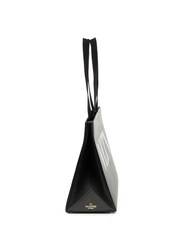 Valentino Black Tote Leather Handbag - Image 3 of 6