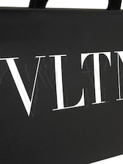 Valentino Black Tote Leather Handbag - Image 6 of 6