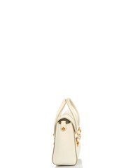 Versace White The Signature Small Leather Handbag - Image 3 of 6