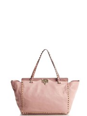 Valentino Pink Guitar Rockstud Tote Small Handbag - Image 1 of 6
