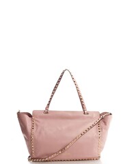 Valentino Pink Guitar Rockstud Tote Small Handbag - Image 6 of 6