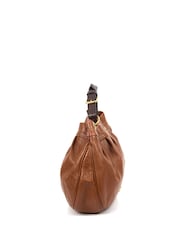 Mulberry Mitzy Brown Hobo East West Calfskin Leather Handbag - Image 3 of 6