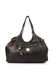 Mulberry Somerset Black Tote Calfskin Leather Handbag - Image 1 of 5