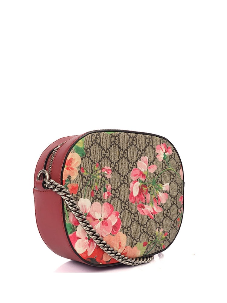 Buy Gucci Brown GG Bloom Camera Bag Leather Handbag from the Next