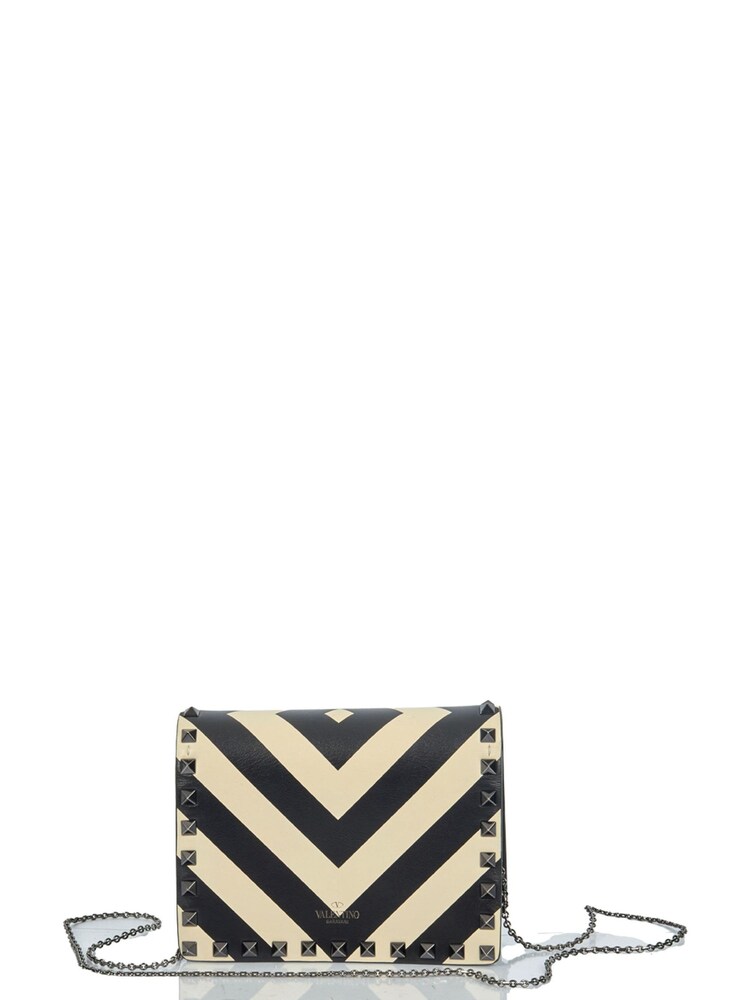 Valentino Black Free Rockstud Bag Small Calfskin Handbag - Image 1 of 6