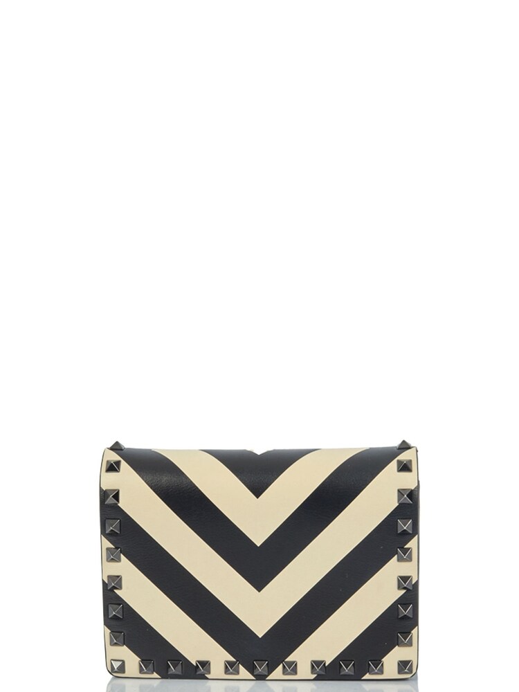 Valentino Black Free Rockstud Bag Small Calfskin Handbag - Image 2 of 6