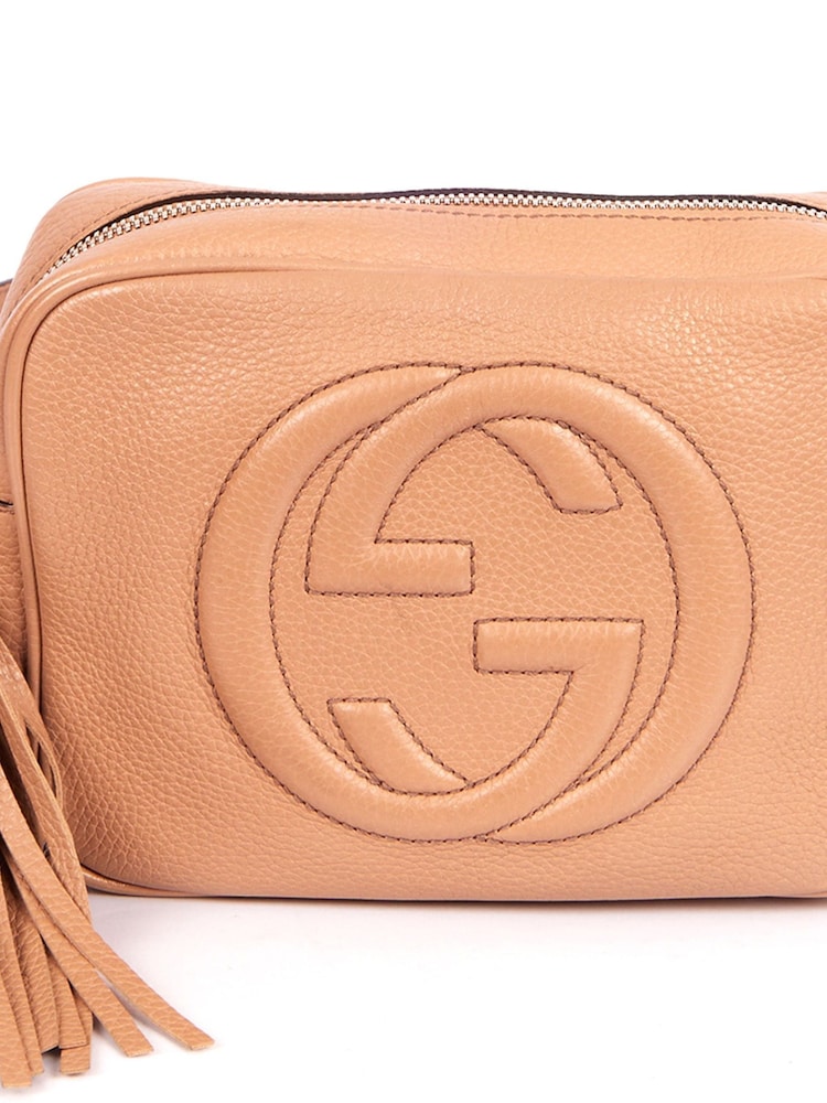 Buy Gucci Brown Soho Disco Bag Small Leather Handbag from the Next