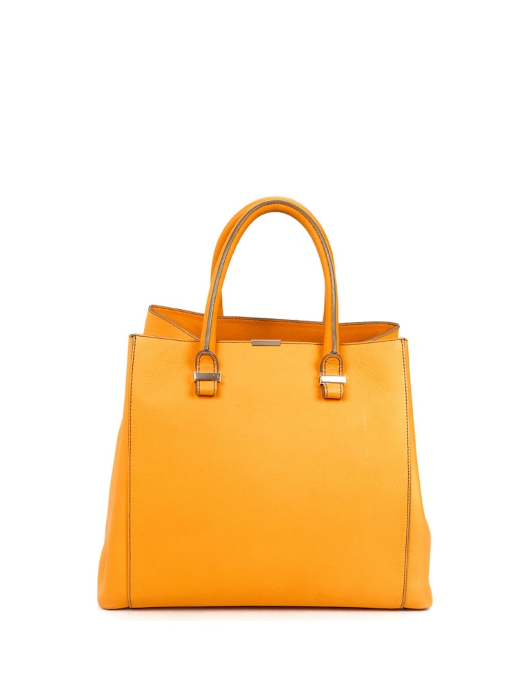 Victoria Beckham Yellow Tote Leather Handbag - Image 1 of 5