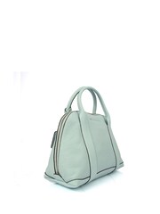 COACH Blue Bleecker Preston Satchel Leather Handbag - Image 3 of 6