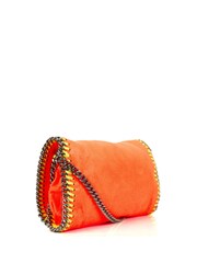 Stella McCartney Orange Falabella Clutch Vegan Leather Handbag - Image 3 of 5