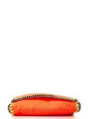 Stella McCartney Orange Falabella Clutch Vegan Leather Handbag - Image 4 of 5