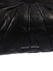 Miu Miu Black Clutch Leather Handbag - Image 6 of 6