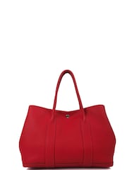 Hermès Red Garden Tote 39 Fjord Leather Handbag - Image 1 of 5