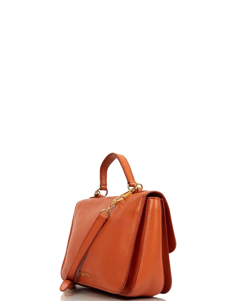Miu Miu Orange Shoulder Bag - Image 2 of 5