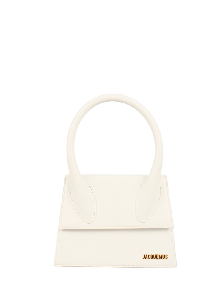 Jacquemus White Le Grand Chiquito Leather Handbag - Image 1 of 6