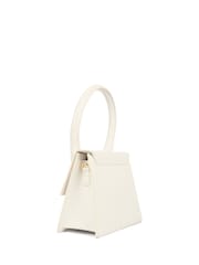 Jacquemus White Le Grand Chiquito Leather Handbag - Image 3 of 6
