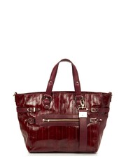 Jimmy Choo Red Tote Exotic Effect Leather Handbag - Image 1 of 6