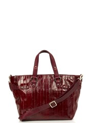 Jimmy Choo Red Tote Exotic Effect Leather Handbag - Image 2 of 6