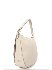 COACH Natural Turnlock Tote Leather Handbag - Image 3 of 6