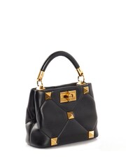 Valentino Roman Stud The Handle Bag Black Small Leather Handbag - Image 4 of 6