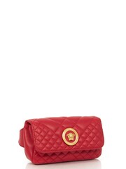 Versace Red Belt Bag Leather Handbag - Image 4 of 6