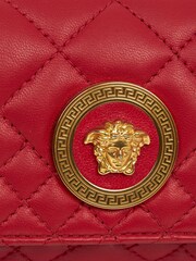 Versace Red Belt Bag Leather Handbag - Image 6 of 6