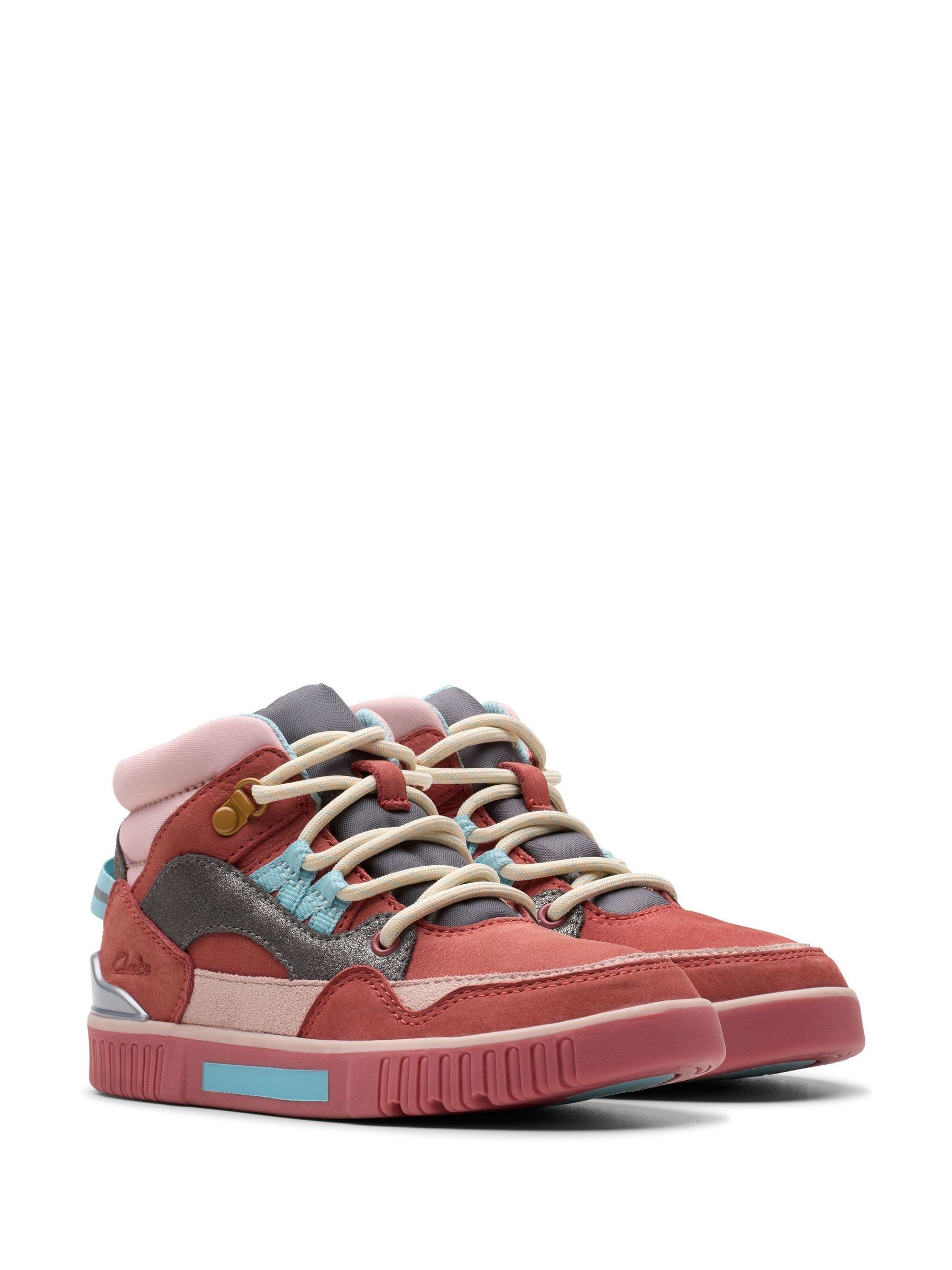Buy Clarks Pink Combi Oslo Hiker K. Boots from Next Italy