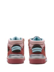 Clarks Pink Combi Oslo Hiker K. Boots - Image 5 of 7