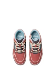 Clarks Pink Combi Oslo Hiker K. Boots - Image 6 of 7