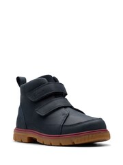 Clarks Blue Lorcam Hi K Boots - Image 2 of 6