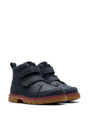 Clarks Blue Lorcam Hi K Boots - Image 3 of 6