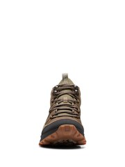 Grün - Clarks Leather Suede ATL Trek Rise GTX Hiking Boots - Bild 5 von 8