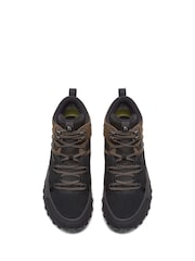 Schwarz - Clarks Leather Suede ATL Trek Rise GTX Hiking Boots - Bild 5 von 8