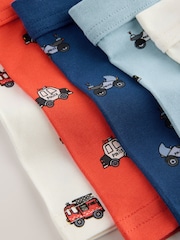 Red/Blue Emergency Vehicles Boxers 7 Pack (1.5-12yrs) - Image 7 of 8