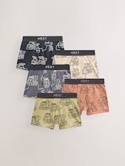 Potiskom linearnega kopača - boksarice Trunks 5 Pack (1.5-12let) - Slika 1 iz 8