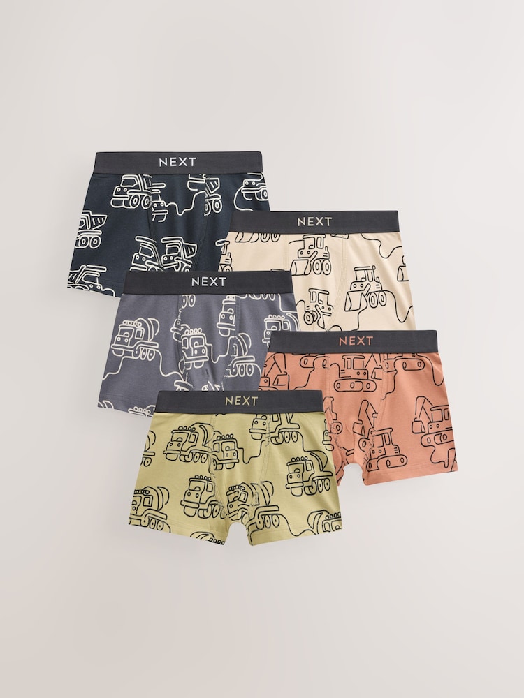 Potiskom linearnega kopača - boksarice Trunks 5 Pack (1.5-12let) - Slika 1 iz 8
