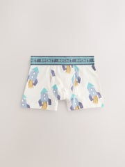 Purple/Green Space Print Boxers Trunks 5 Pack (1.5-12yrs) - Image 6 of 9