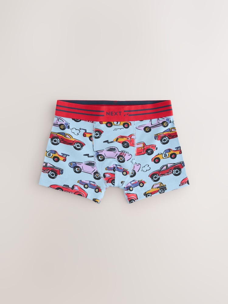 Red/Blue Racing Cars Boxers Trunks 5 Pack (1.5-12yrs) - Image 3 of 7
