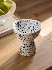 Blue Splatter Ceramic Trinket Bowl - Image 1 of 5
