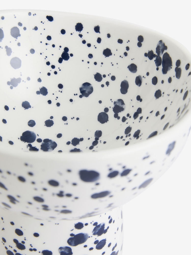 Blue Splatter Ceramic Trinket Bowl - Image 5 of 5