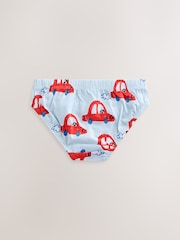 Multi Car Print Cotton Briefs 7 Pack (1.5-10yrs) - Image 2 of 11