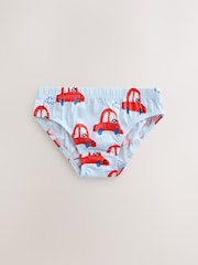 Multi Car Print Cotton Briefs 7 Pack (1.5-10yrs) - Image 8 of 11