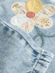 Denim, Mittelblau - Floral Appliqué Jeans (3mths-7yrs) - Bild 10 von 10